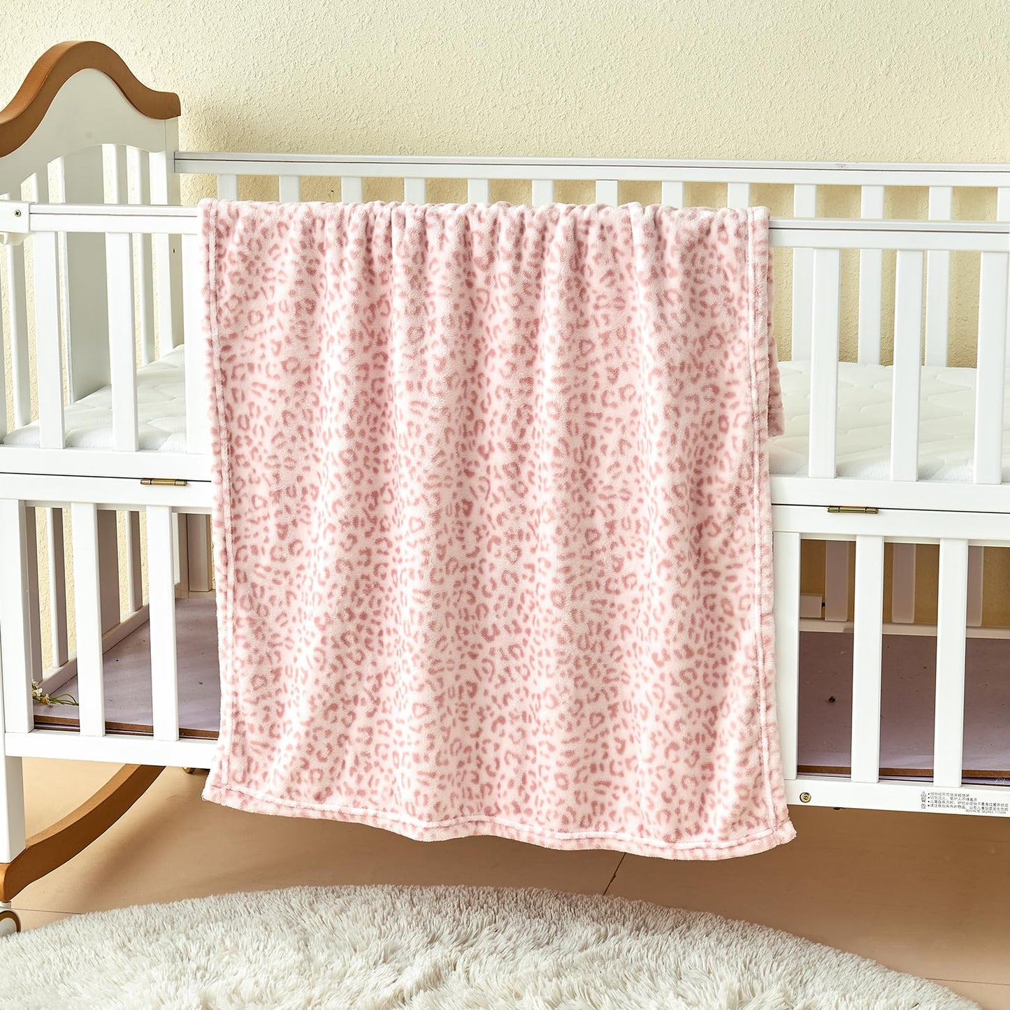 Yurhap Checkered Baby Blanket Fleece Baby Blankets for Boys, Ultra Soft Cozy Fluffy Infant Toddler Newborn Receiving Blankets for Crib Stroller, 30''x40'', Blue