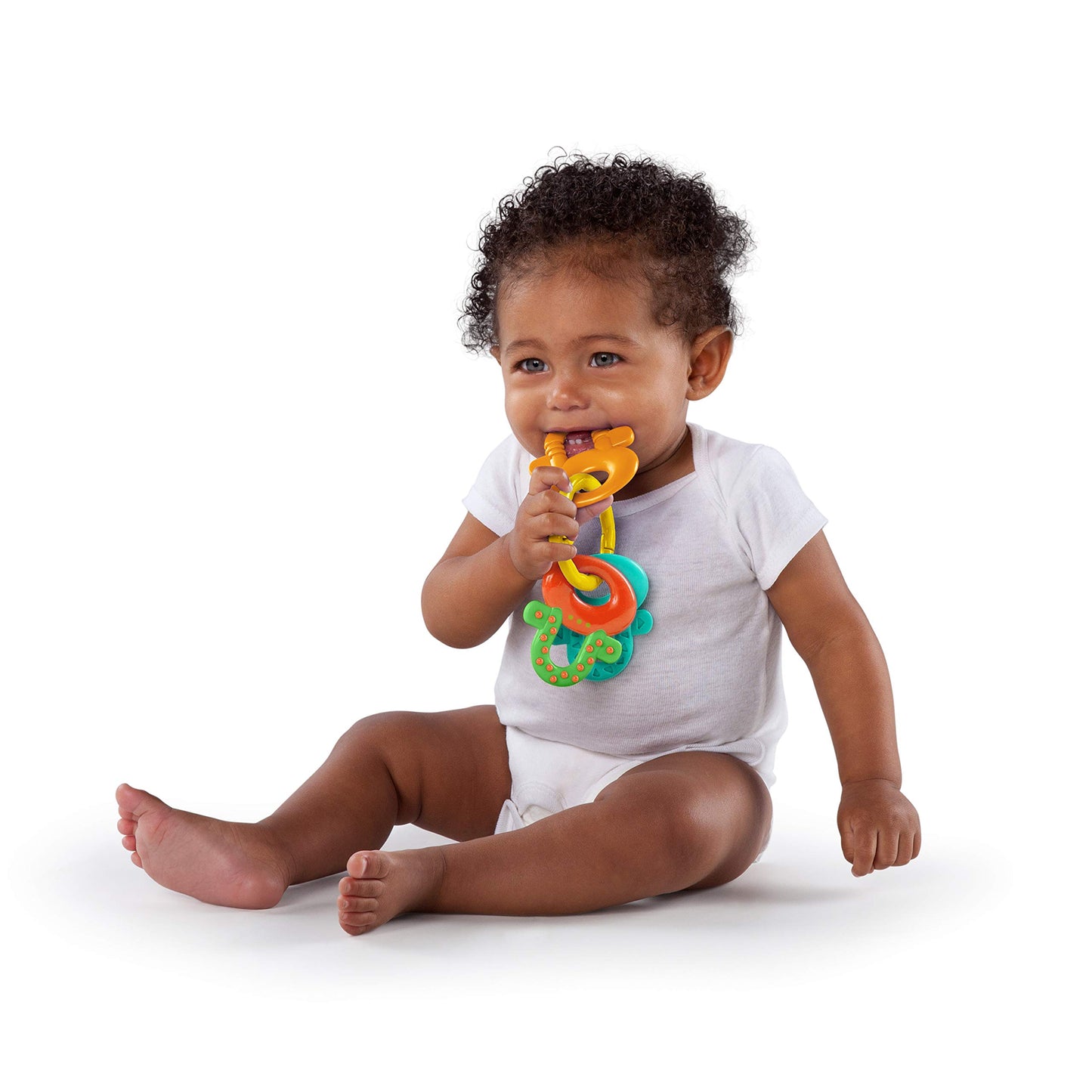 Bright Starts Oball Shaker Rattle Toy, Ages Newborn Plus