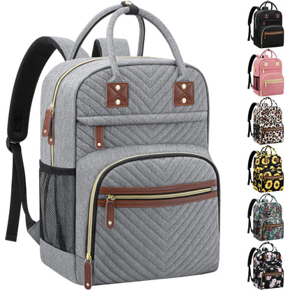 Tenot Diaper Bag Backpack for Women Large Capacity with Insulated Pockets Multifunctional Diaper Bags For Baby Girl Boy Waterproof Baby Bags For Mama Maternity Travel Bag Black