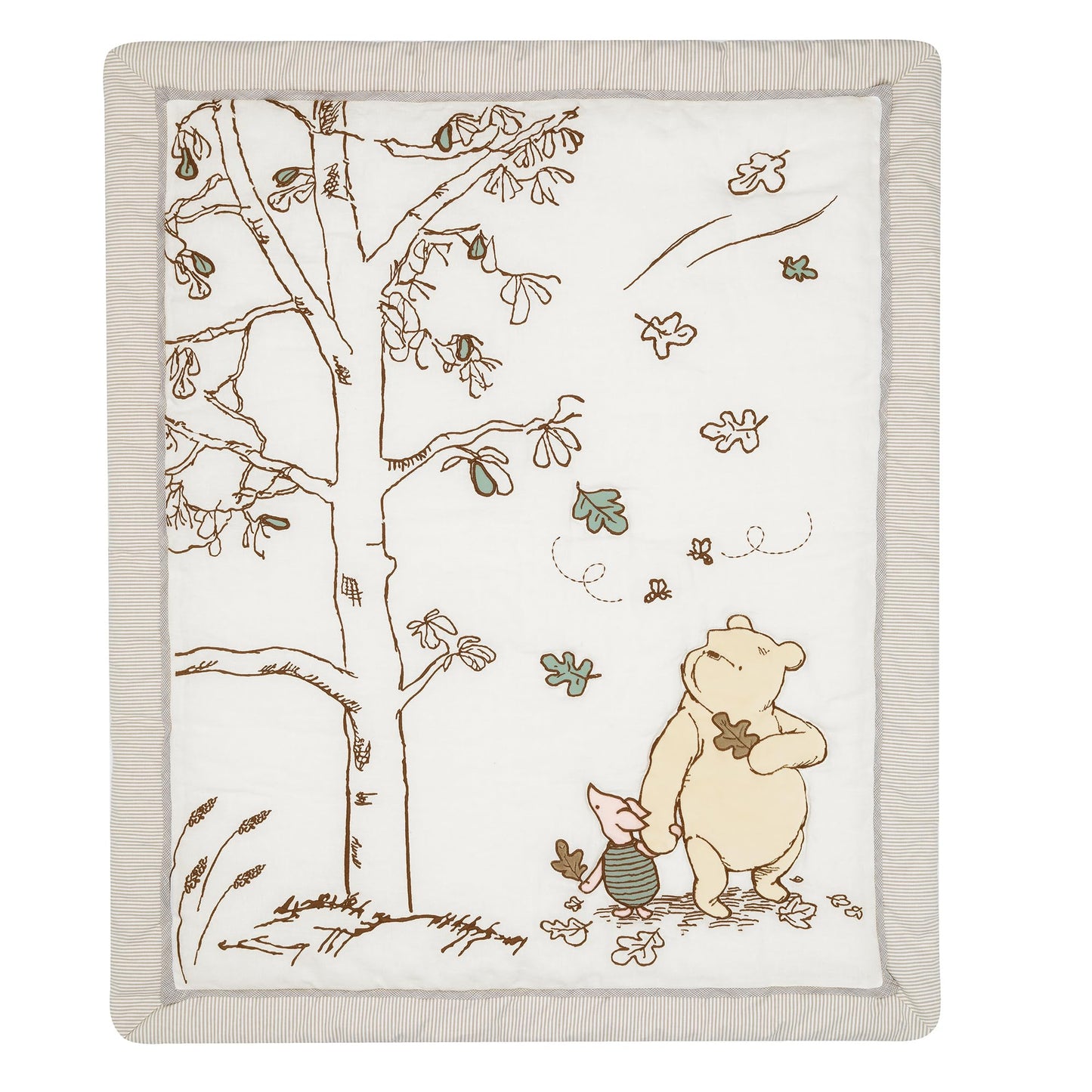 Lambs & Ivy Disney Baby Pooh Bear & Pals Cotton 3Piece Nursery Crib Bedding Set