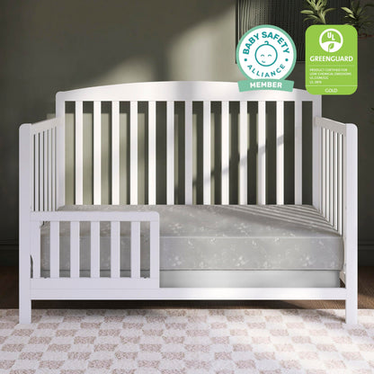 Dream On Me Twilight 5” 88 Coil Inner Spring Crib & Toddler Mattress – Brown Cloud, Greenguard Gold & BSA Certified, Waterproof & Stain-Resistant Cover, Fits Standard Full-Size Cribs & Toddler Beds