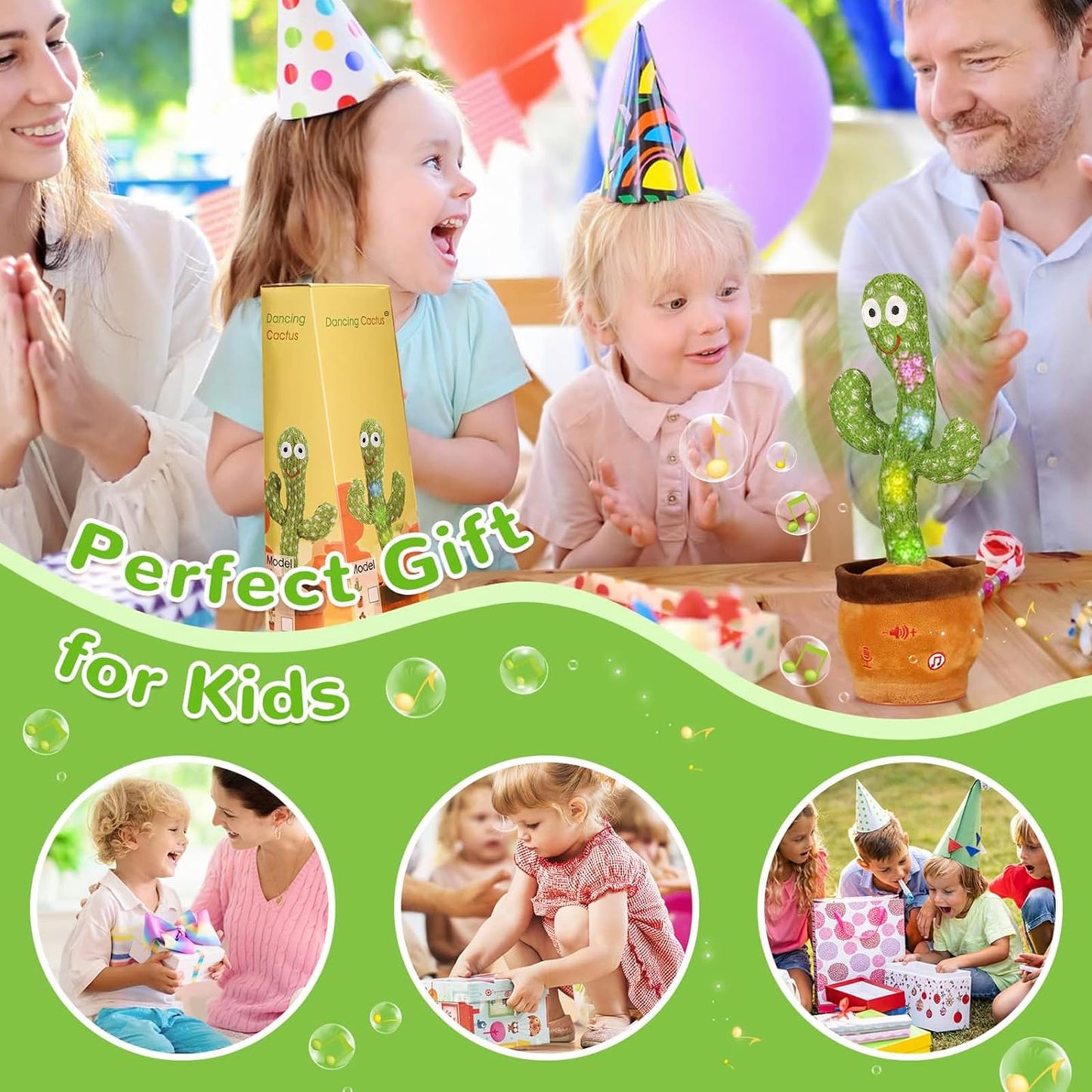 Emoin Dancing Talking Giraffe Baby Toy, Adjustable Volume Baby Giraffe Toys Singing 10 Children's Songs Singing Mimicking Recording Repeating What You Say for Toddlers