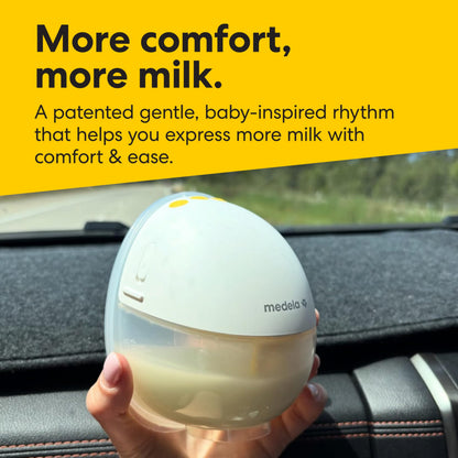 Medela Motion InBra Wearable Breast Pump, Portable Hands-Free Wireless Electric Pump, Highly efficient, Lightweight, Custom fit with Inserts, Rechargeable Battery, Discreet, Quiet, Only 3 Parts