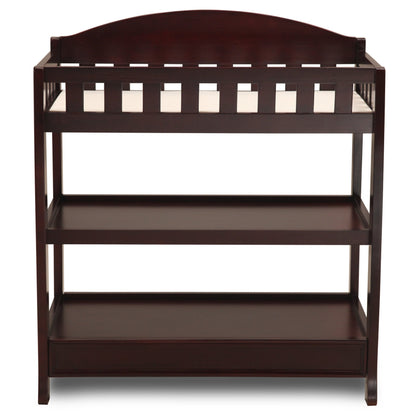 Delta Children Infant Changing Table with Pad, Dark Chocolate
