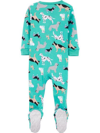 Simple Joys by Carter's baby-boys 3-pack Snug Fit Footed Cotton Pajamas