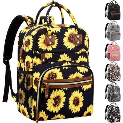 Tenot Diaper Bag Backpack for Women Large Capacity with Insulated Pockets Multifunctional Diaper Bags For Baby Girl Boy Waterproof Baby Bags For Mama Maternity Travel Bag Black