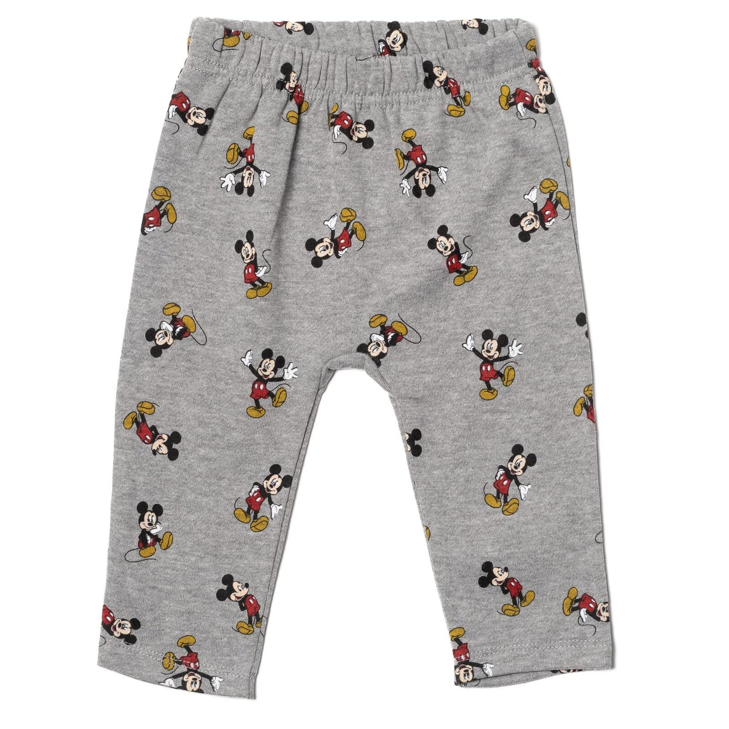 Disney Classics Winnie the Pooh Mickey Mouse Baby Hoodie Bodysuit and Pants 3 Piece Outfit Set (Newborn - 24 Months)