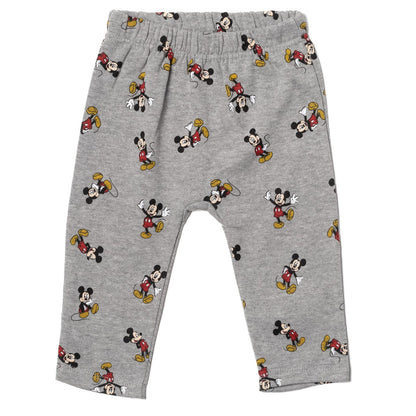 Disney Classics Winnie the Pooh Mickey Mouse Baby Hoodie Bodysuit and Pants 3 Piece Outfit Set (Newborn - 24 Months)