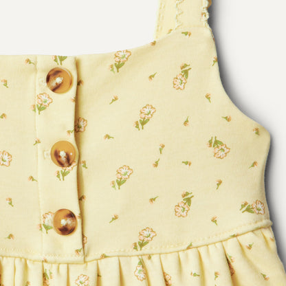 Amazon Essentials x Sofia Grainge Toddlers and Baby Girls' Cotton Casual Fit and Flare Dress