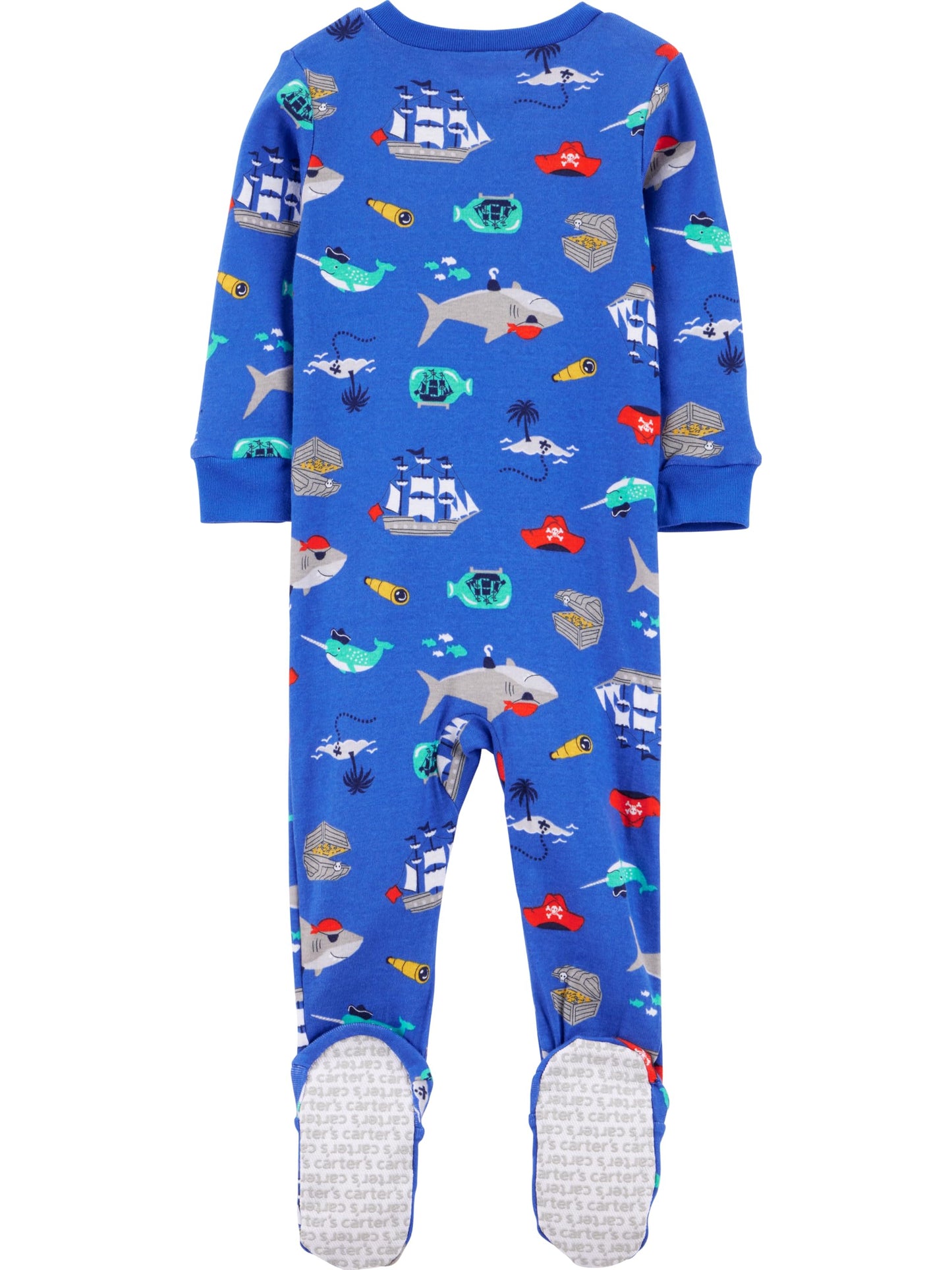 Simple Joys by Carter's baby-boys 3-pack Snug Fit Footed Cotton Pajamas