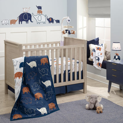 Lambs & Ivy Disney Baby Pooh Bear & Pals Cotton 3Piece Nursery Crib Bedding Set