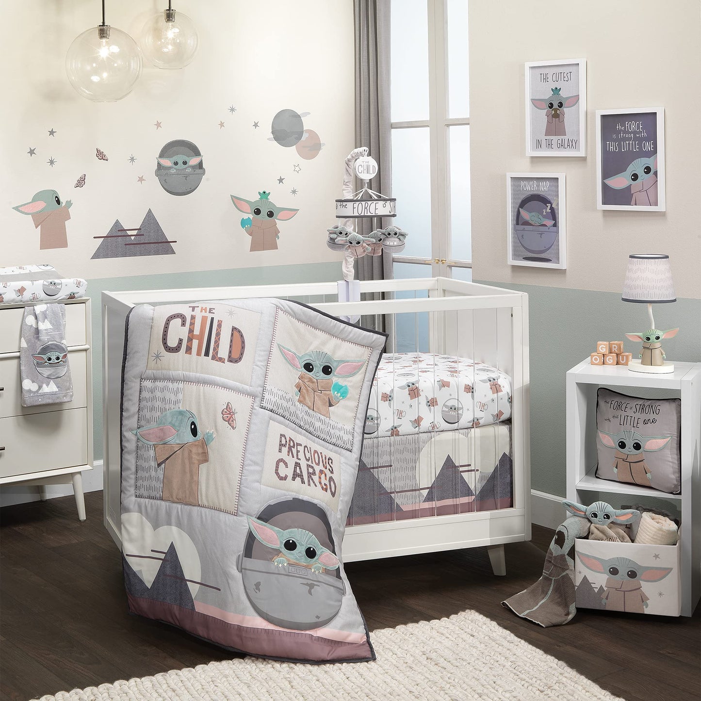 Lambs & Ivy Disney Baby Pooh Bear & Pals Cotton 3Piece Nursery Crib Bedding Set