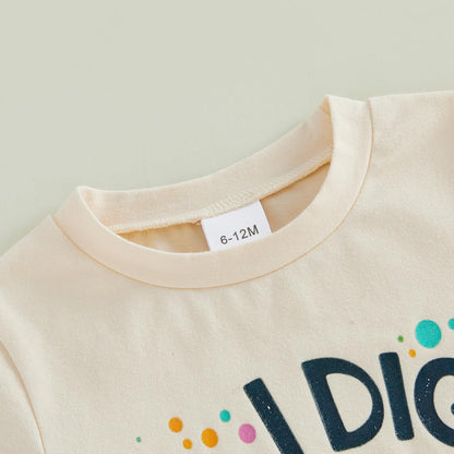WZTYYDS Toddler Baby Boy Summer Clothes 2T 3T 4T 5T Boys Outfit Letter Truck Short Sleeve T-Shirt Tops + Shorts Set