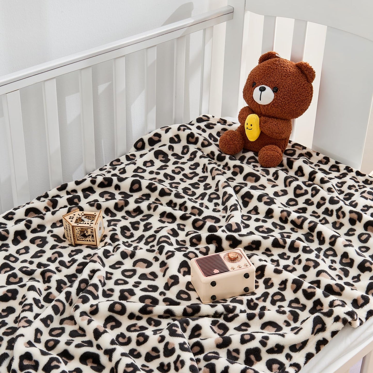 Yurhap Checkered Baby Blanket Fleece Baby Blankets for Boys, Ultra Soft Cozy Fluffy Infant Toddler Newborn Receiving Blankets for Crib Stroller, 30''x40'', Blue