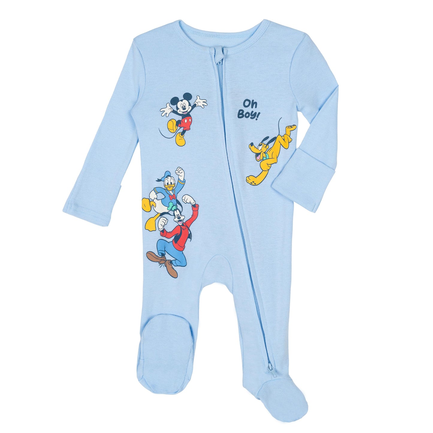 Disney Baby 2 Pack Zip Up Sleep N' Plays Newborn to Infant Sizes (Newborn - 24 Months)