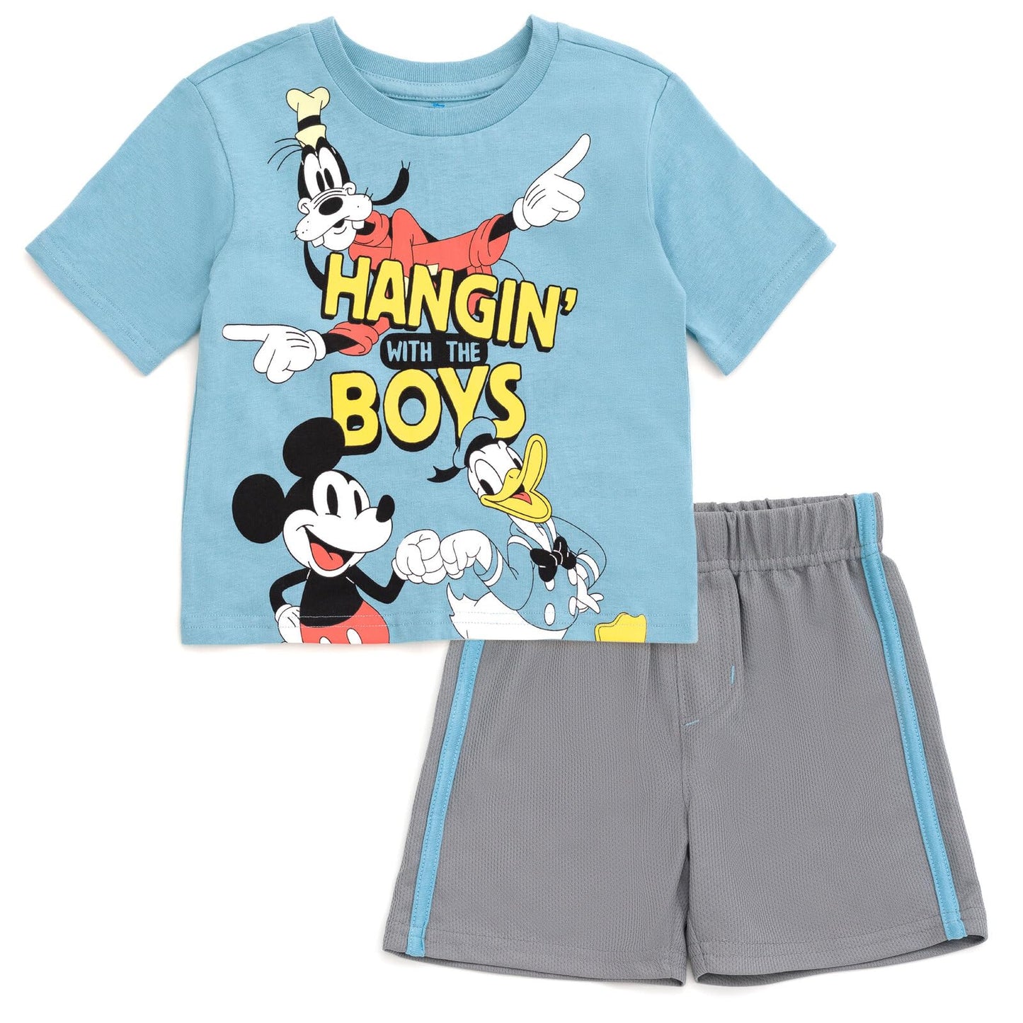 Disney Mickey Mouse T-Shirt and Shorts Outfit Set Infant to Big Kid Sizes (12 Months - 12)