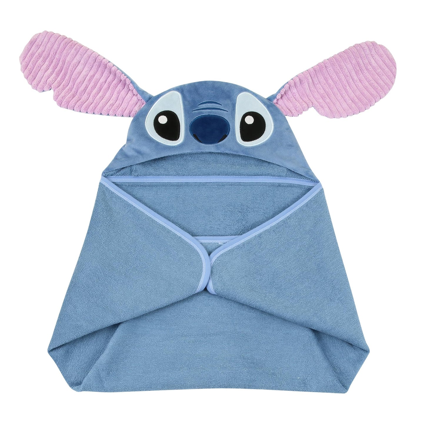 Lambs & Ivy Disney Baby Minnie Mouse Pink Cotton Hooded Baby Bath Towel