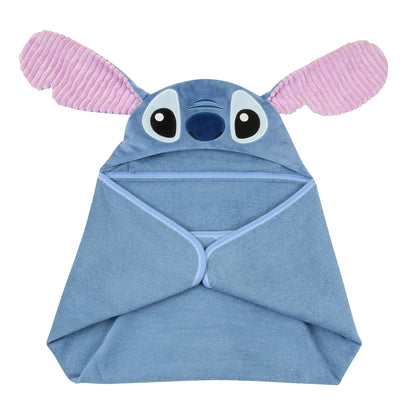 Lambs & Ivy Disney Baby Minnie Mouse Pink Cotton Hooded Baby Bath Towel
