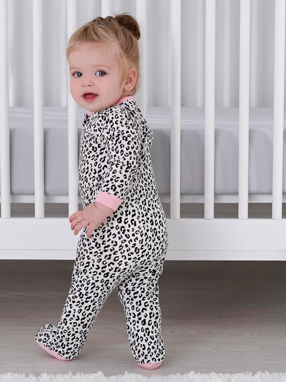 Gerber Baby-Girls 4 Pack Sleep 'N Play Footie