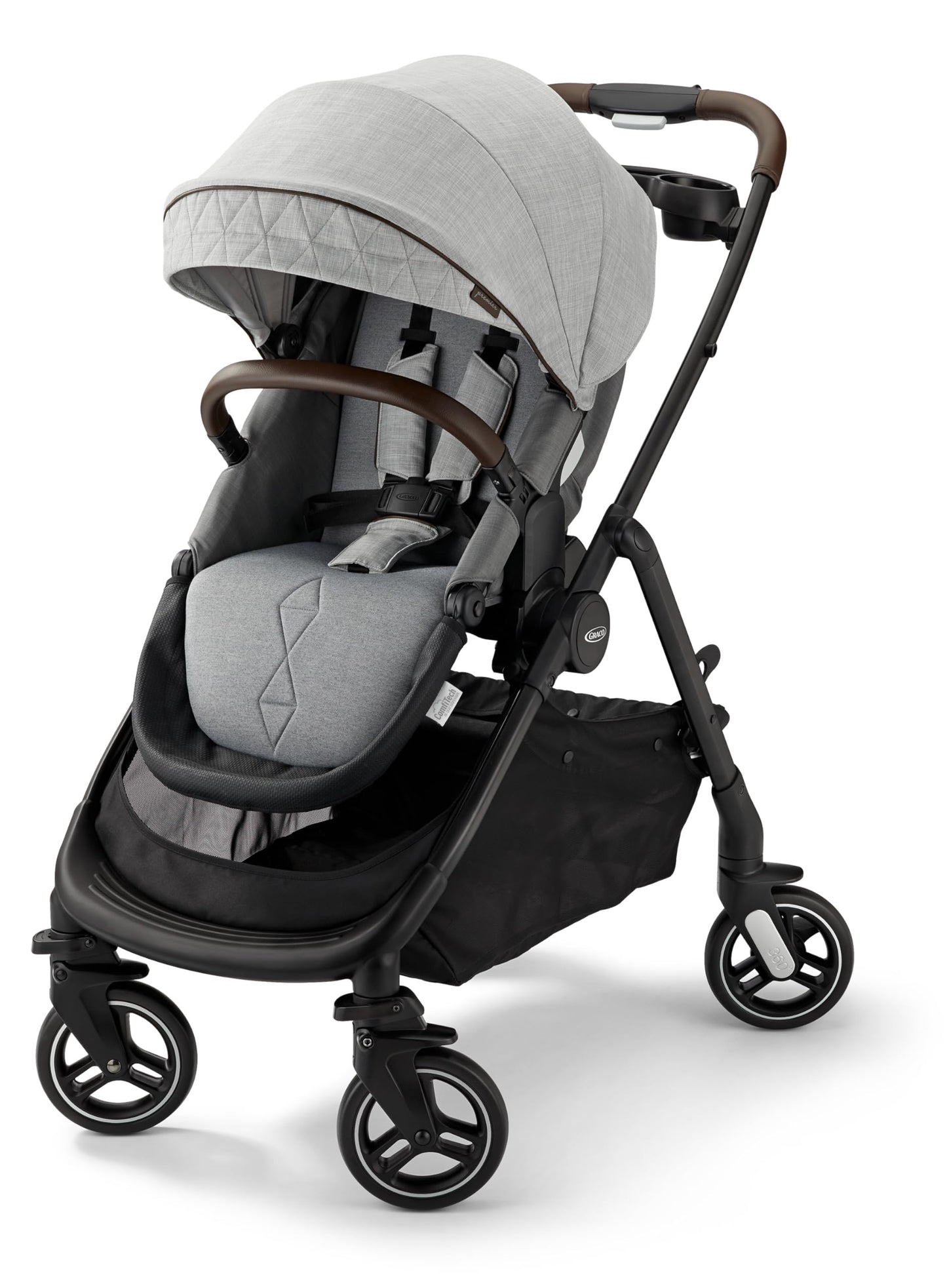 Graco Merge Travel System - Swivel Wheel Baby Stroller Car Seat Combo, Travel System Stroller with 360-Degree Rotating Wheels