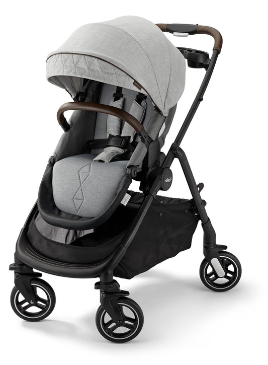 Graco Merge Travel System - Swivel Wheel Baby Stroller Car Seat Combo, Travel System Stroller with 360-Degree Rotating Wheels