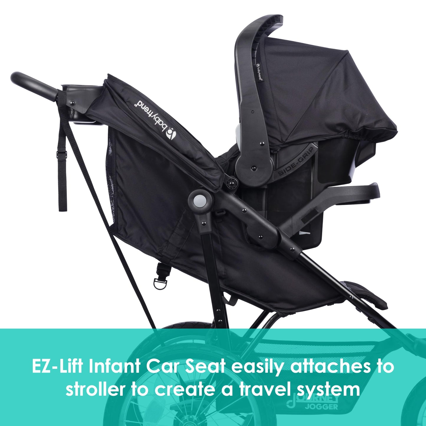 Baby Trend Journey Jogging Stroller, Stellar Grey
