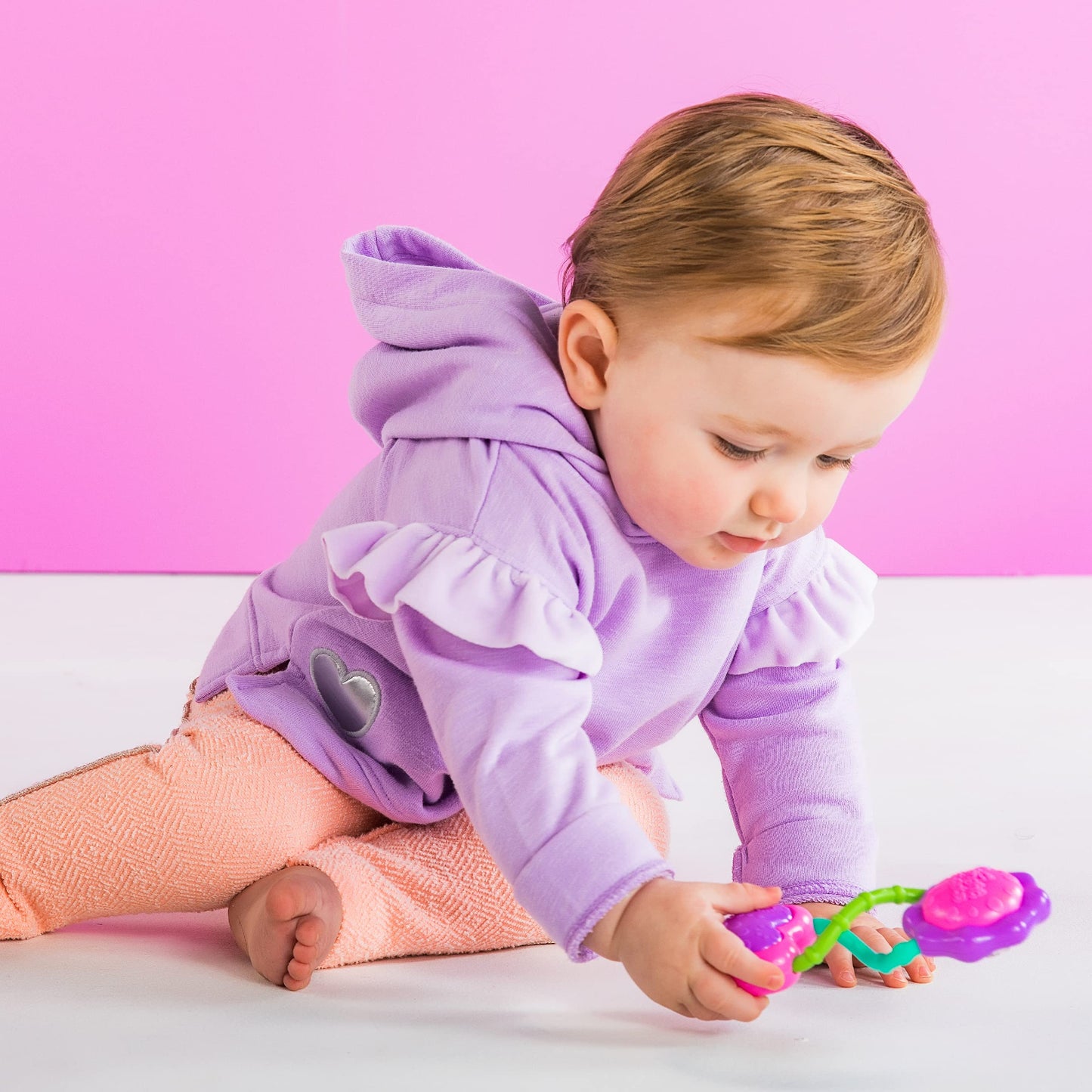Bright Starts Oball Shaker Rattle Toy, Ages Newborn Plus