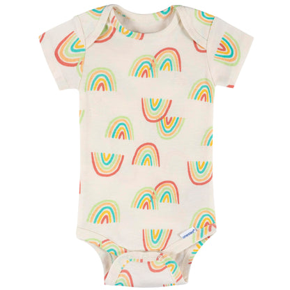 Onesies Brand Baby Girls' 8-pack Short Sleeve Mix & Match Bodysuits