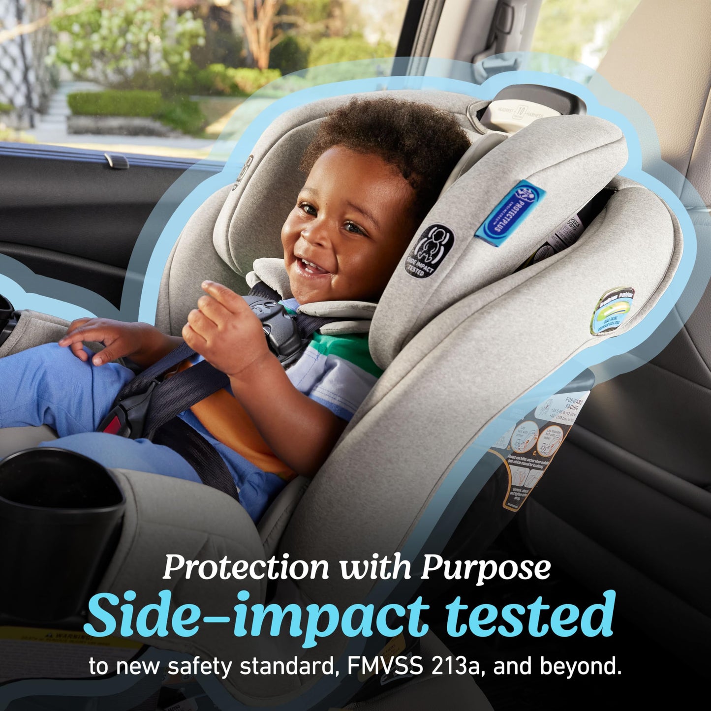 Graco Extend2Fit 3-in-1 Convertible Car Seat, 3 Modes – Rear Facing, Forward Facing Baby Car Seat and Highback Booster Seat, Adjustable Extension Panel for Extra Legroom, Cullen