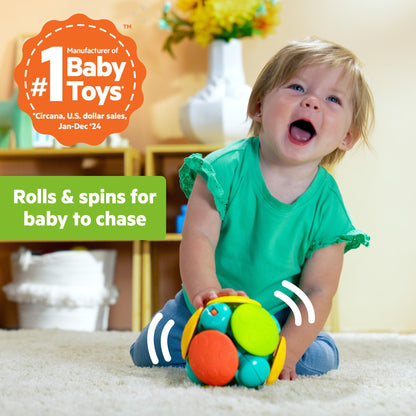 Bright Starts Oball Shaker Rattle Toy, Ages Newborn Plus