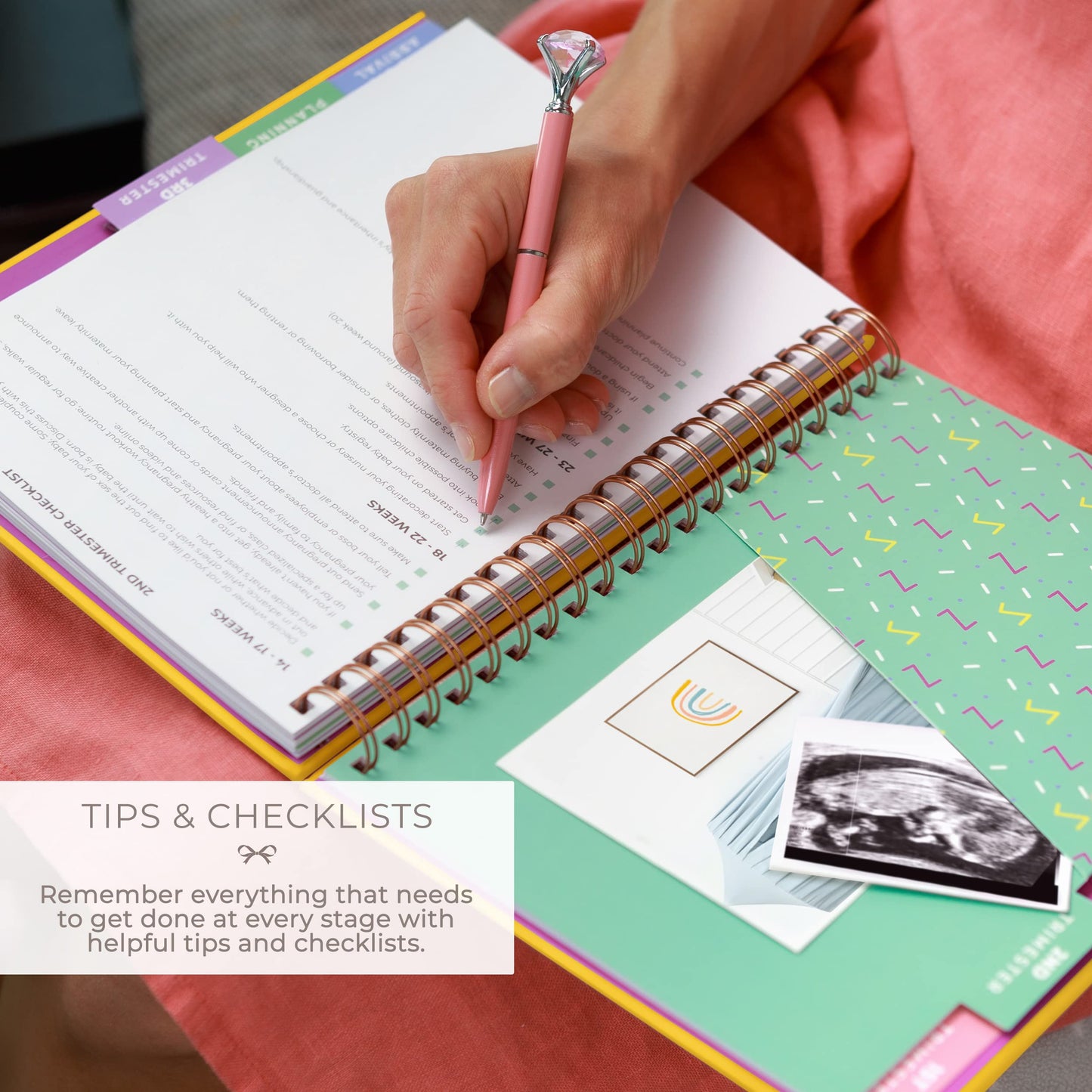 Clever Fox Pregnancy Journal & Memory Book - Pregnancy Planner & Notebook for Expecting Moms – Baby Keepsake, First Time Moms Gift (Lavender, 9" x 10.5")
