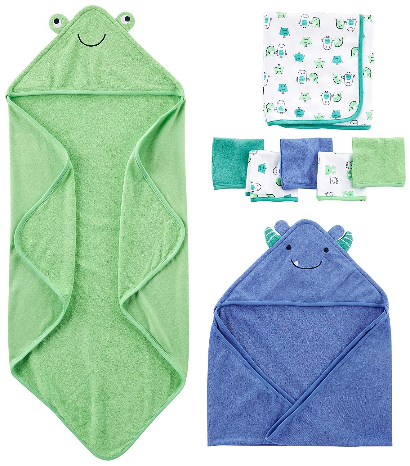 Simple Joys by Carter's baby-girls 8-piece Towel and Washcloth Set