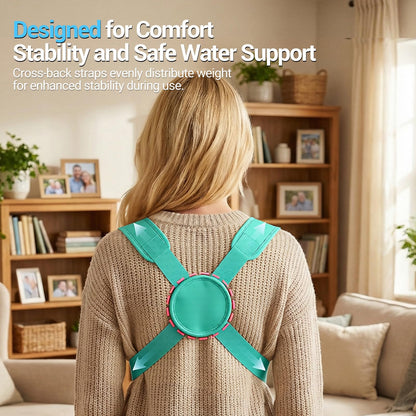 Neoprene Water Baby Carrier Newborn to Toddler, Ergonomic Waterproof Infant Chest Holder with Adjustable Straps, Breathable & Lightweight Baby Wearing Gear for Summer Pool Swimming & Beach