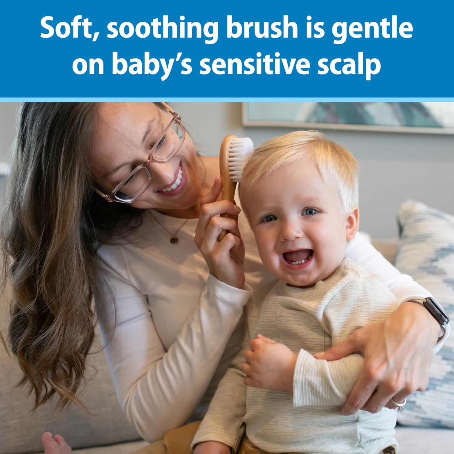 Dr. Brown's Soft and Safe Baby Brush + Comb