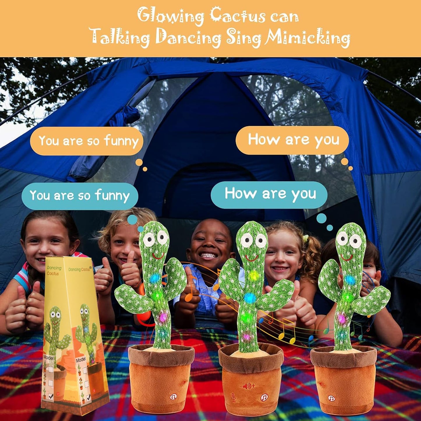 Emoin Dancing Talking Giraffe Baby Toy, Adjustable Volume Baby Giraffe Toys Singing 10 Children's Songs Singing Mimicking Recording Repeating What You Say for Toddlers