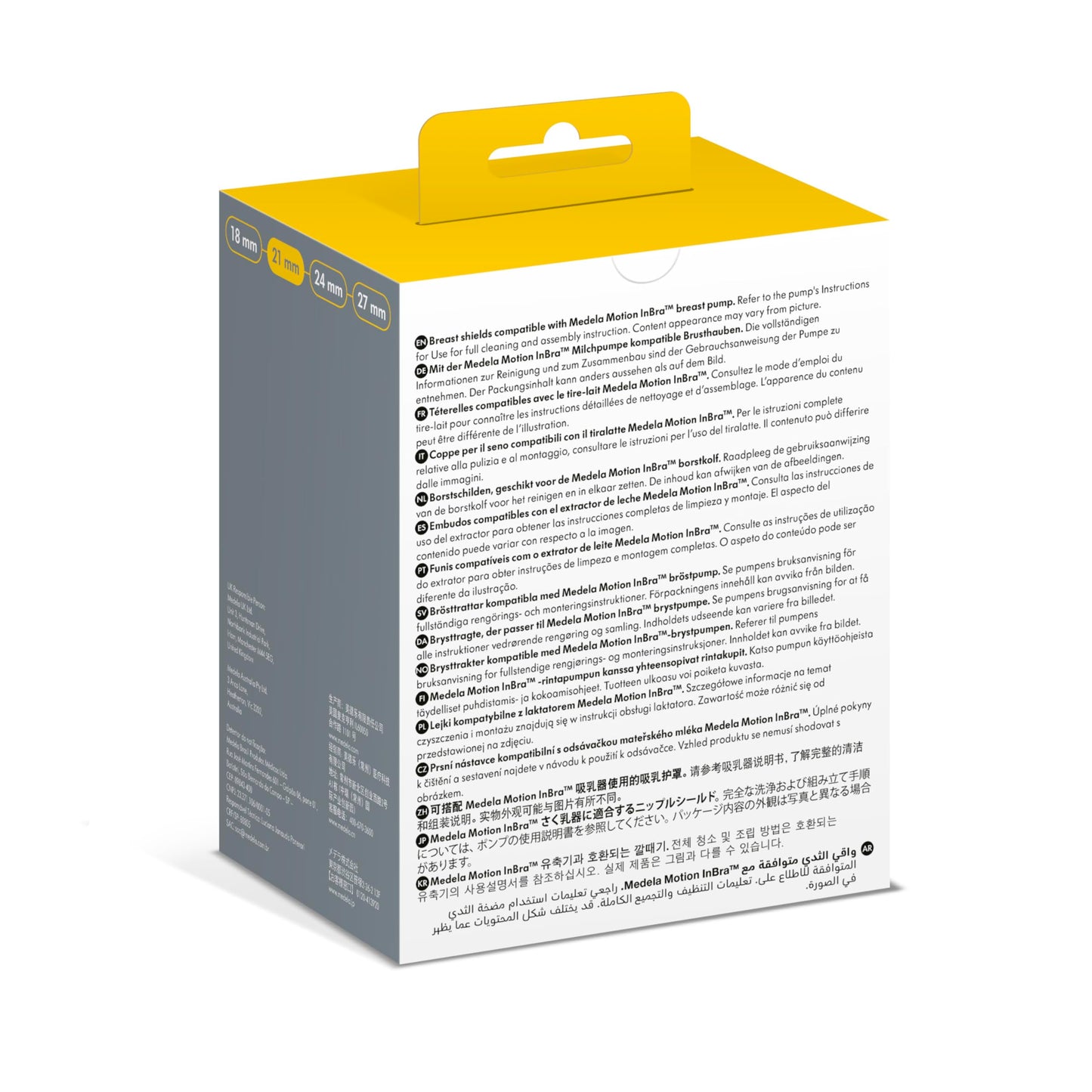 Medela Motion InBra Wearable Breast Pump, Portable Hands-Free Wireless Electric Pump, Highly efficient, Lightweight, Custom fit with Inserts, Rechargeable Battery, Discreet, Quiet, Only 3 Parts
