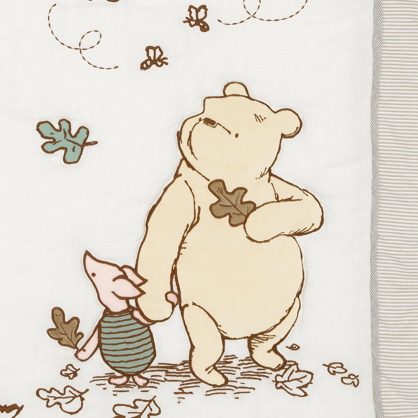 Lambs & Ivy Disney Baby Pooh Bear & Pals Cotton 3Piece Nursery Crib Bedding Set