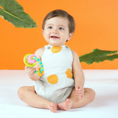 Bright Starts Oball Shaker Rattle Toy, Ages Newborn Plus