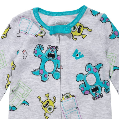 Disney Baby 2 Pack Zip Up Sleep N' Plays Newborn to Infant Sizes (Newborn - 24 Months)