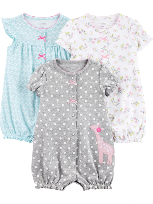 Simple Joys by Carter's Baby 3-Pack Snap-up Rompers