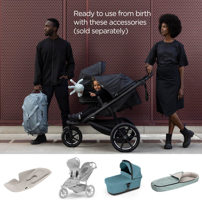 Thule Urban Glide 3 Single Child All-Terrain Stroller, Lightweight, Air-Filled Tires & Suspension, Integrated Hand Brake