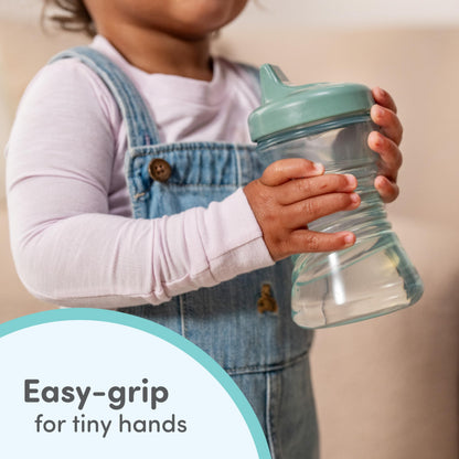 NUK Fun Grips Hard Spout Sippy Cup, 10 oz. | Easy to Hold, BPA Free, Spill Proof Toddler Cup, 4pk