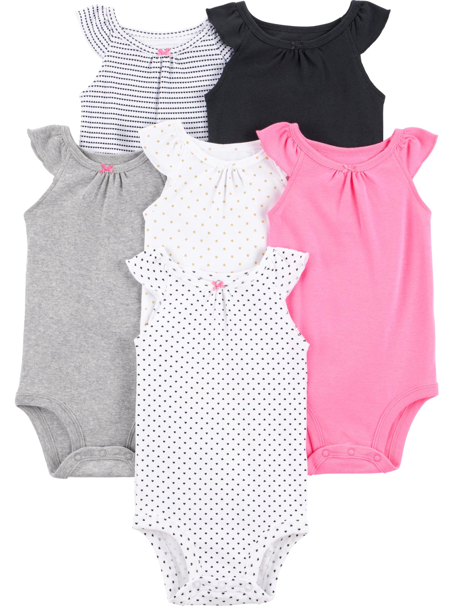 Simple Joys by Carter's Baby-Girls 6-Pack Short-Sleeve Bodysuit