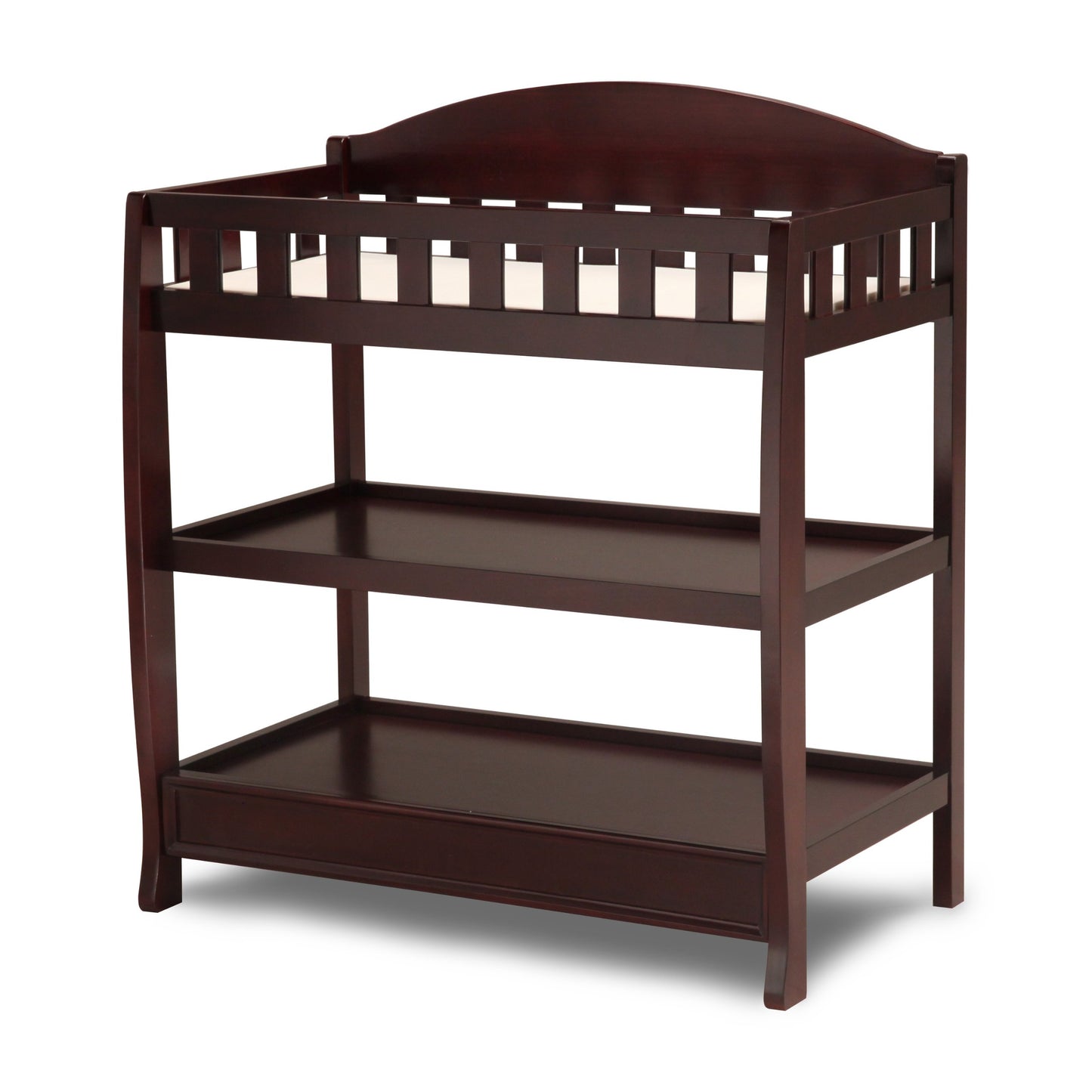 Delta Children Infant Changing Table with Pad, Dark Chocolate