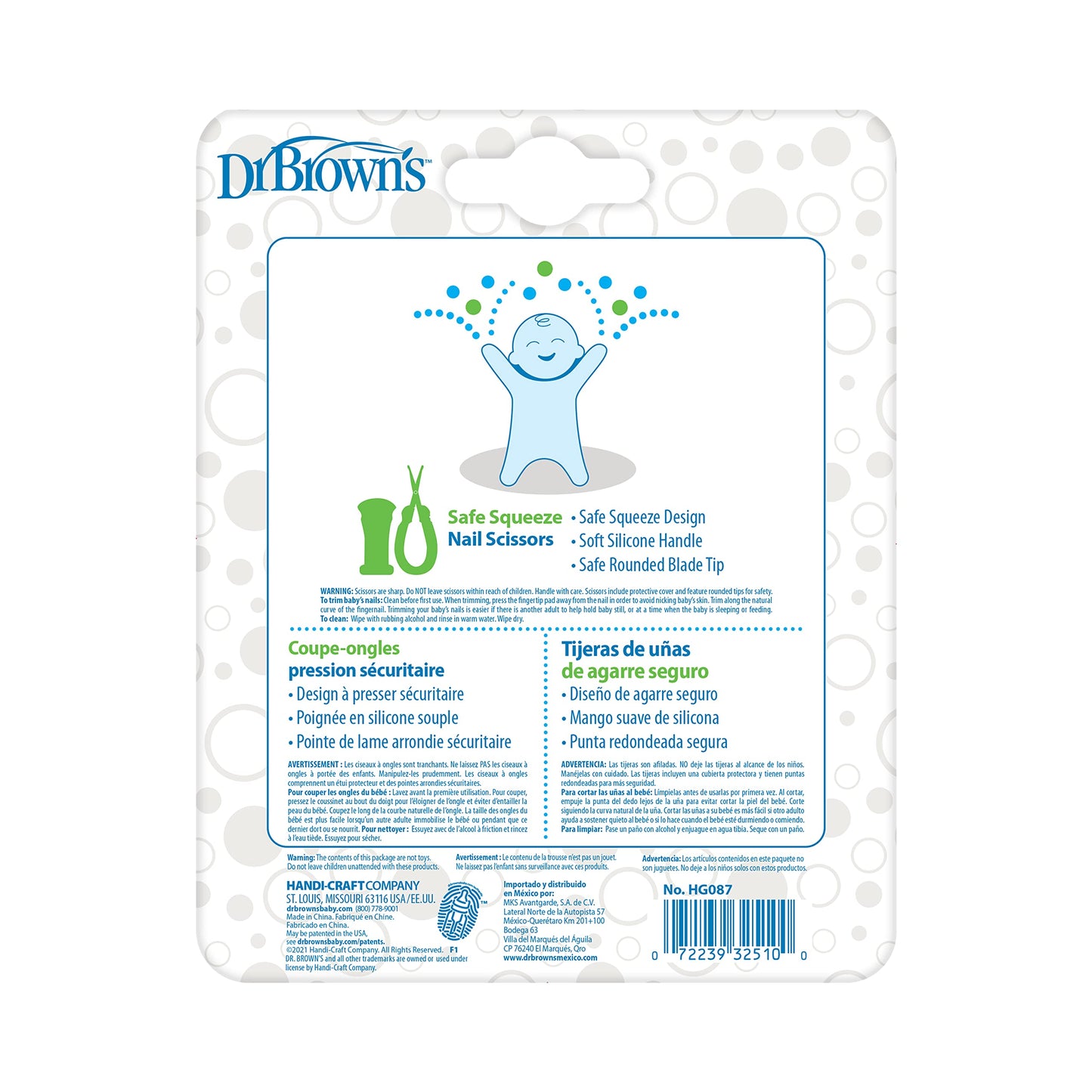 Dr. Brown's Soft and Safe Baby Brush + Comb