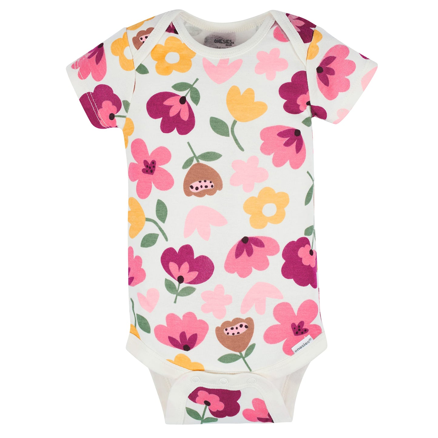 Onesies Brand Baby Girls' 8-pack Short Sleeve Mix & Match Bodysuits