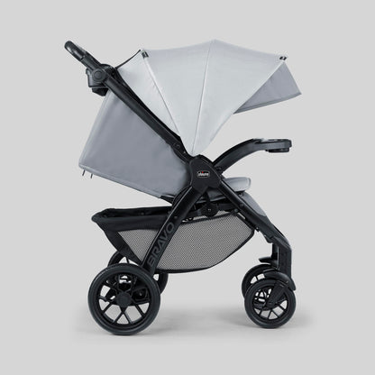Chicco Bravo® 3-in-1 Trio Travel System, Bravo® Quick-Fold Stroller with KeyFit® 30 Infant Car Seat and Base, Car Seat and Stroller Combo | Parker