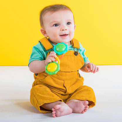 Bright Starts Oball Shaker Rattle Toy, Ages Newborn Plus