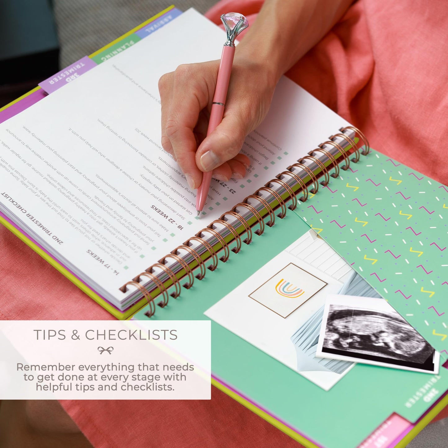 Clever Fox Pregnancy Journal & Memory Book - Pregnancy Planner & Notebook for Expecting Moms – Baby Keepsake, First Time Moms Gift (Lavender, 9" x 10.5")