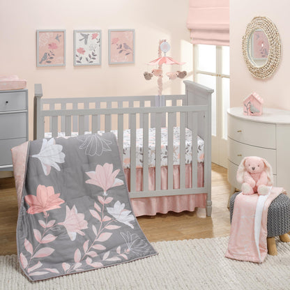 Lambs & Ivy Disney Baby Pooh Bear & Pals Cotton 3Piece Nursery Crib Bedding Set